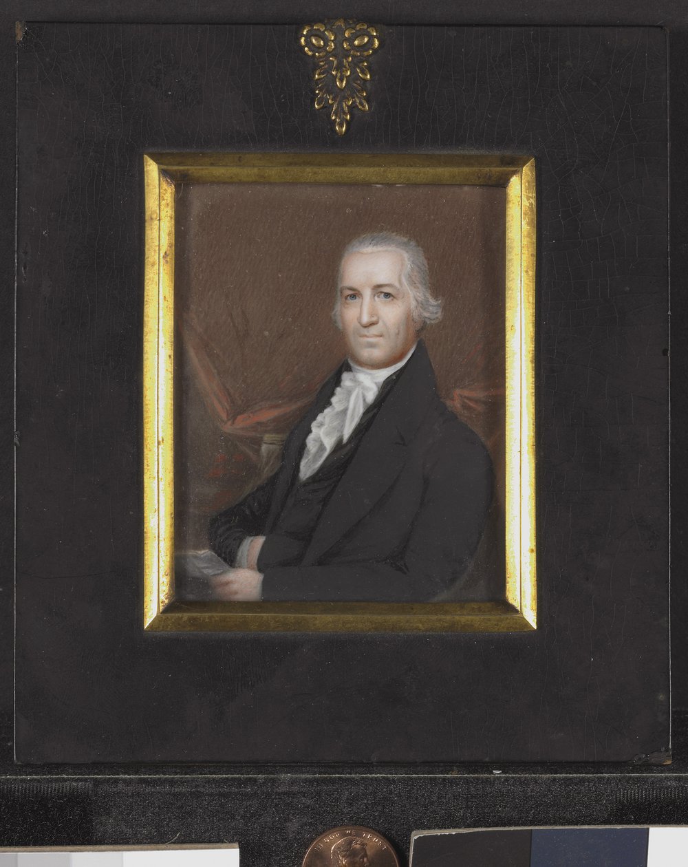 صورة مصغرة لصموئيل أوسجود ، حوالي عام 1789 (ث - ج على العاج) بواسطة المدرسة الأمريكية