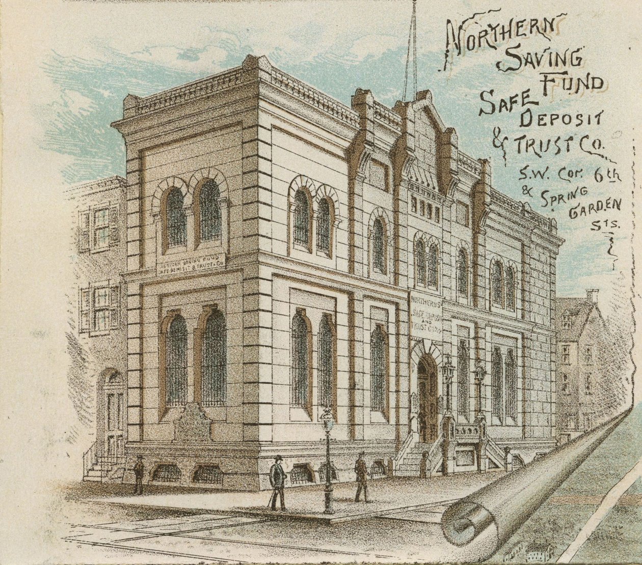 شركة صندوق التوفير الشمالي للإيداع الآمن والصندوق ، 1885-1886 بواسطة المدرسة الأمريكية