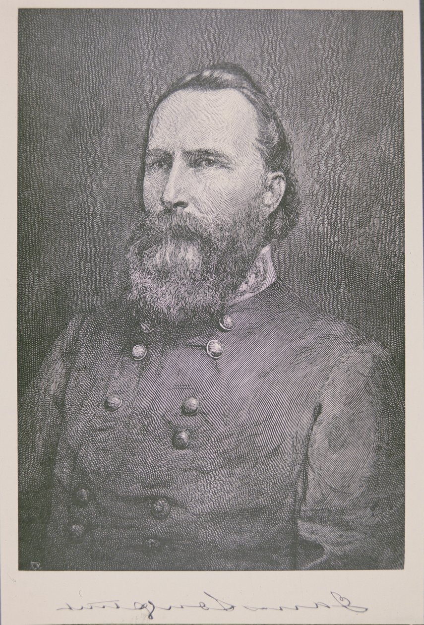 Portrait of General James Longstreet (1821-1904) (litho) بواسطة المدرسة الأمريكية