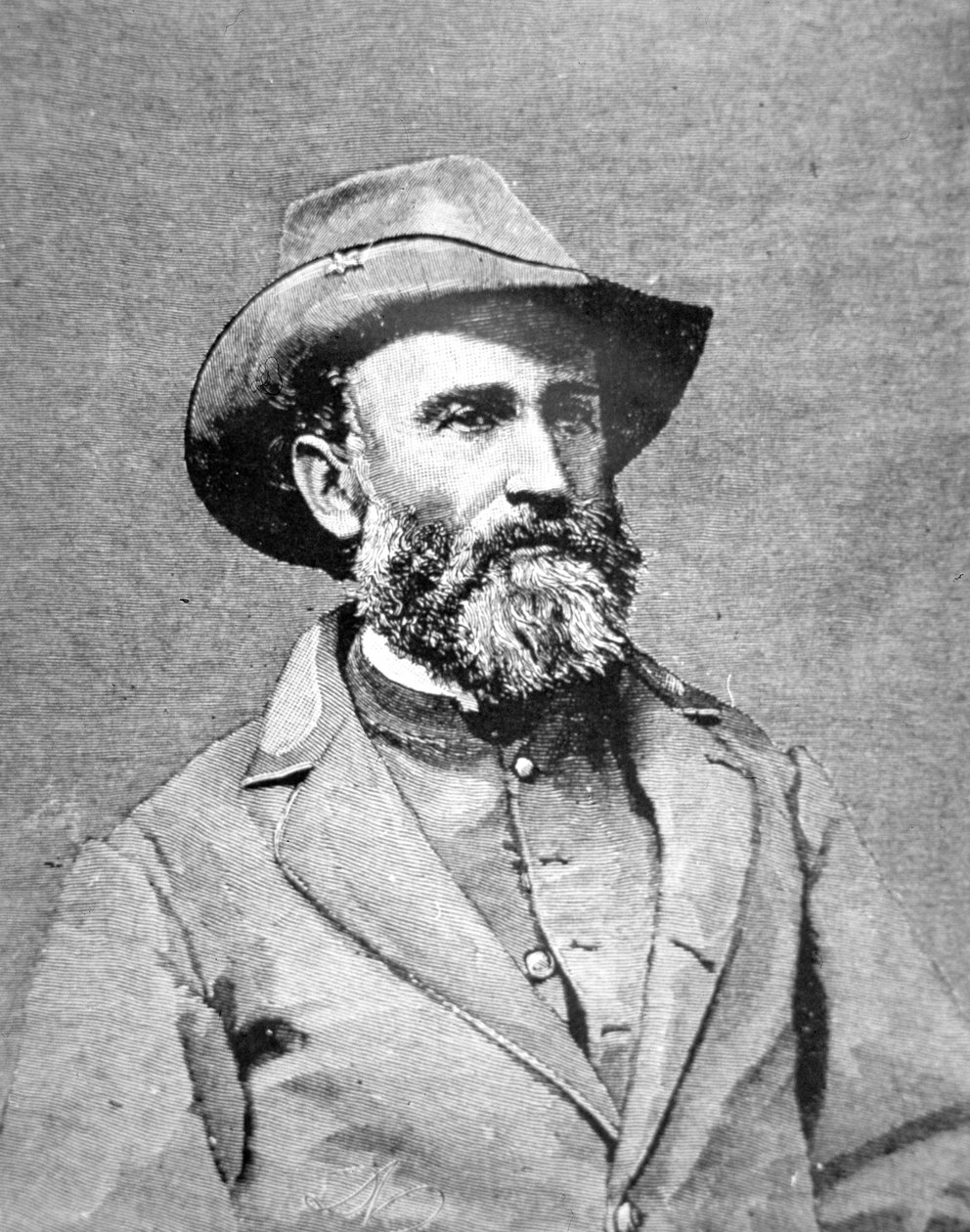 Portrait of General Jubal A. Early (litho) بواسطة المدرسة الأمريكية