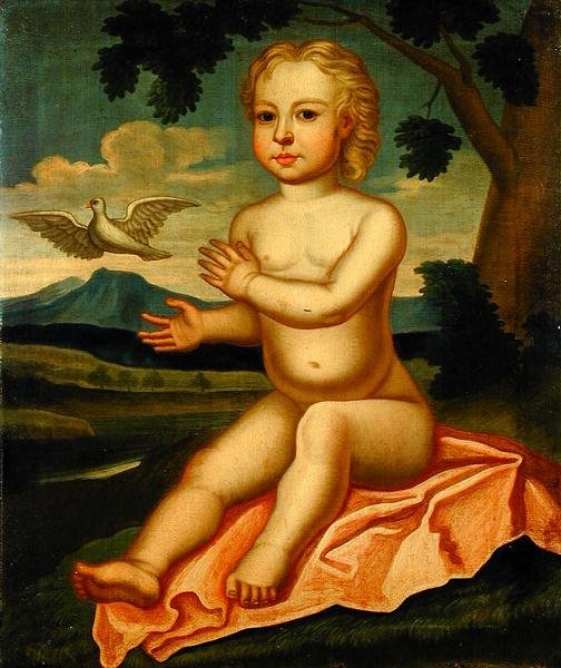 صورة لمارثا "باتي" بينتارد (1769-1837) (زيت على كتان) بواسطة المدرسة الأمريكية