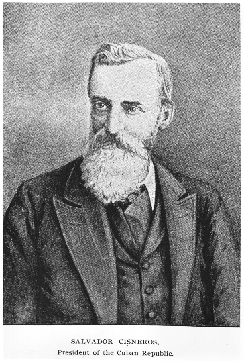 صورة سلفادور سيسنيروس بيتانكور (1828-1914) من قصة كوبا بقلم مراد هالستيد ، نُشر عام 1898 بواسطة المدرسة الأمريكية