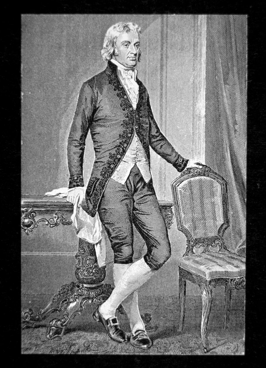 روبرت ليفينغستون (1746-1813) (نقش) بواسطة المدرسة الأمريكية