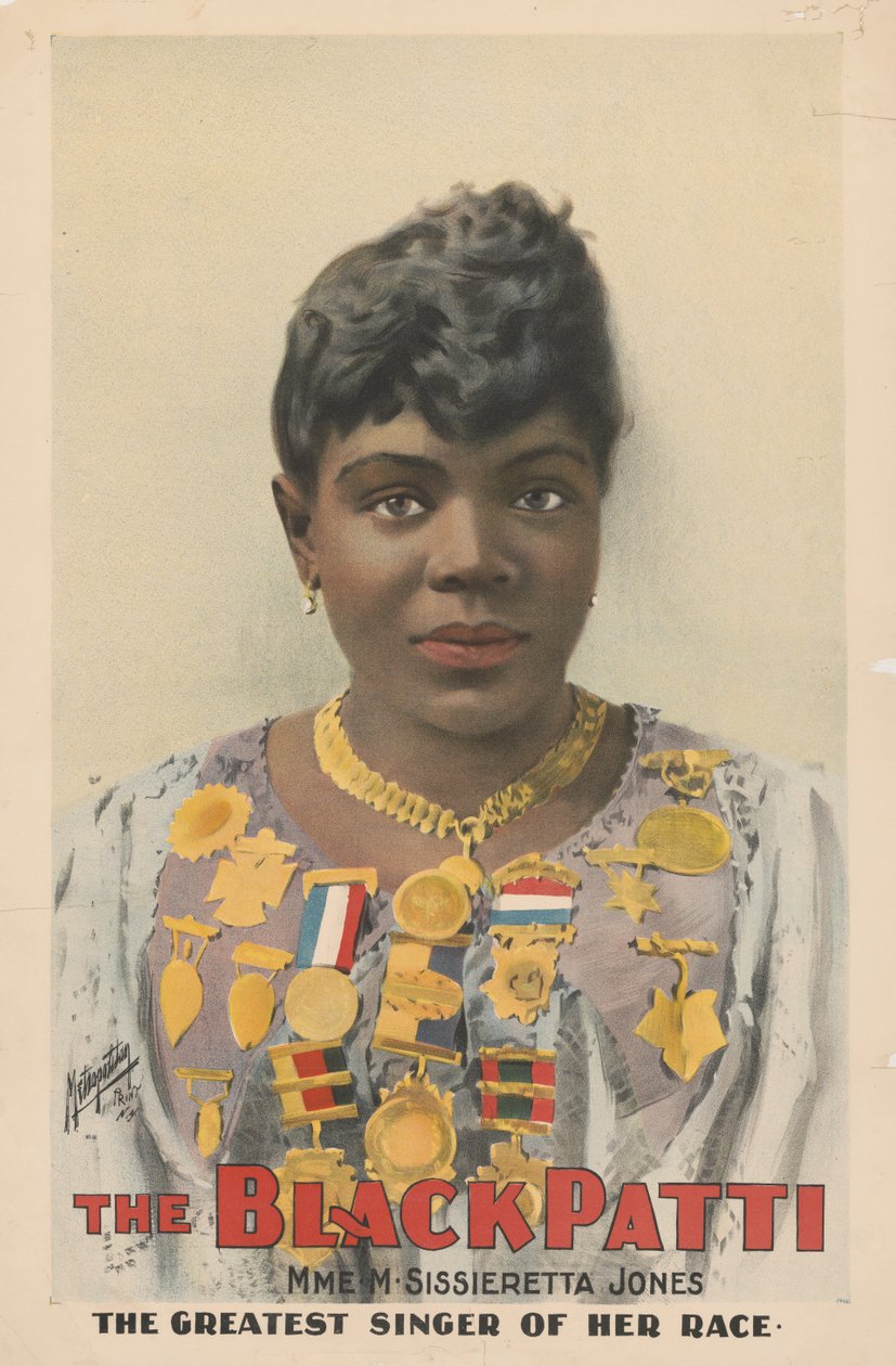 Sissieretta Jones ، المعروف أيضًا باسم "Black Patti" ، 1899 بواسطة المدرسة الأمريكية
