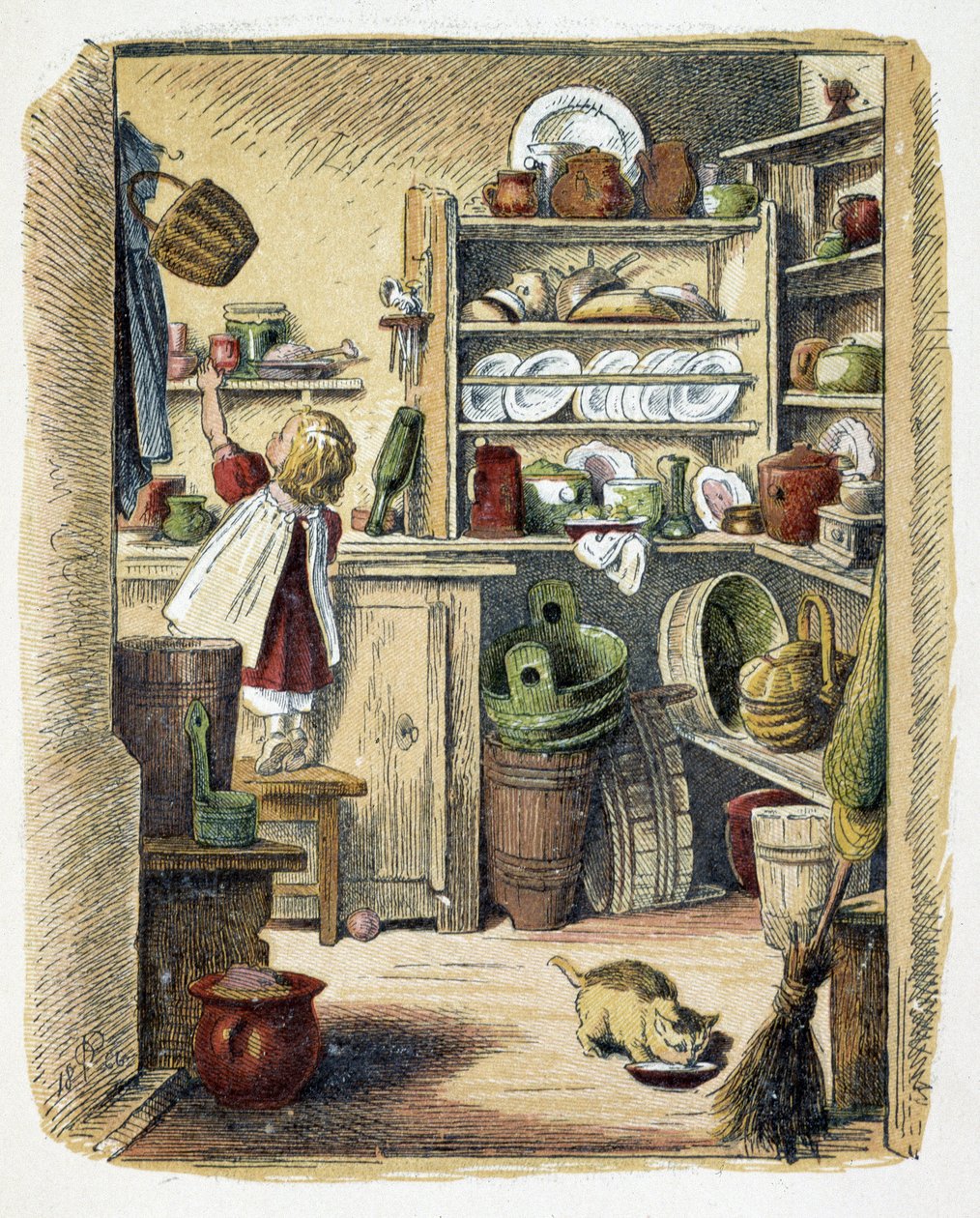 Storage in the kitchen in “” Schnik, schnak, trifles for the little ones””, children