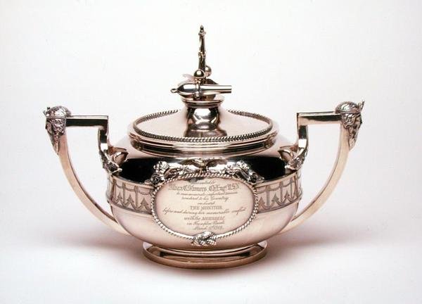 Sugarbowl من تيفاني وشركاه ، c.1863 (فضي) بواسطة المدرسة الأمريكية