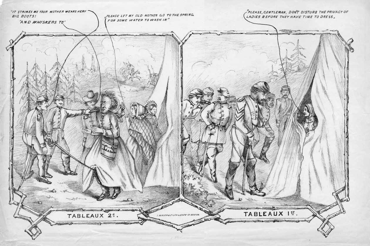Tableaux 2nd ، Tableaux 1st ، نشرته J. Mayer & Co. Lith. ، بوسطن ، ج. 1865 بواسطة المدرسة الأمريكية