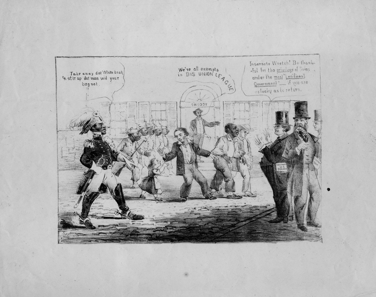 [يسلب شقي أبيض دات] ، c.1867 ، بواسطة المدرسة الأمريكية