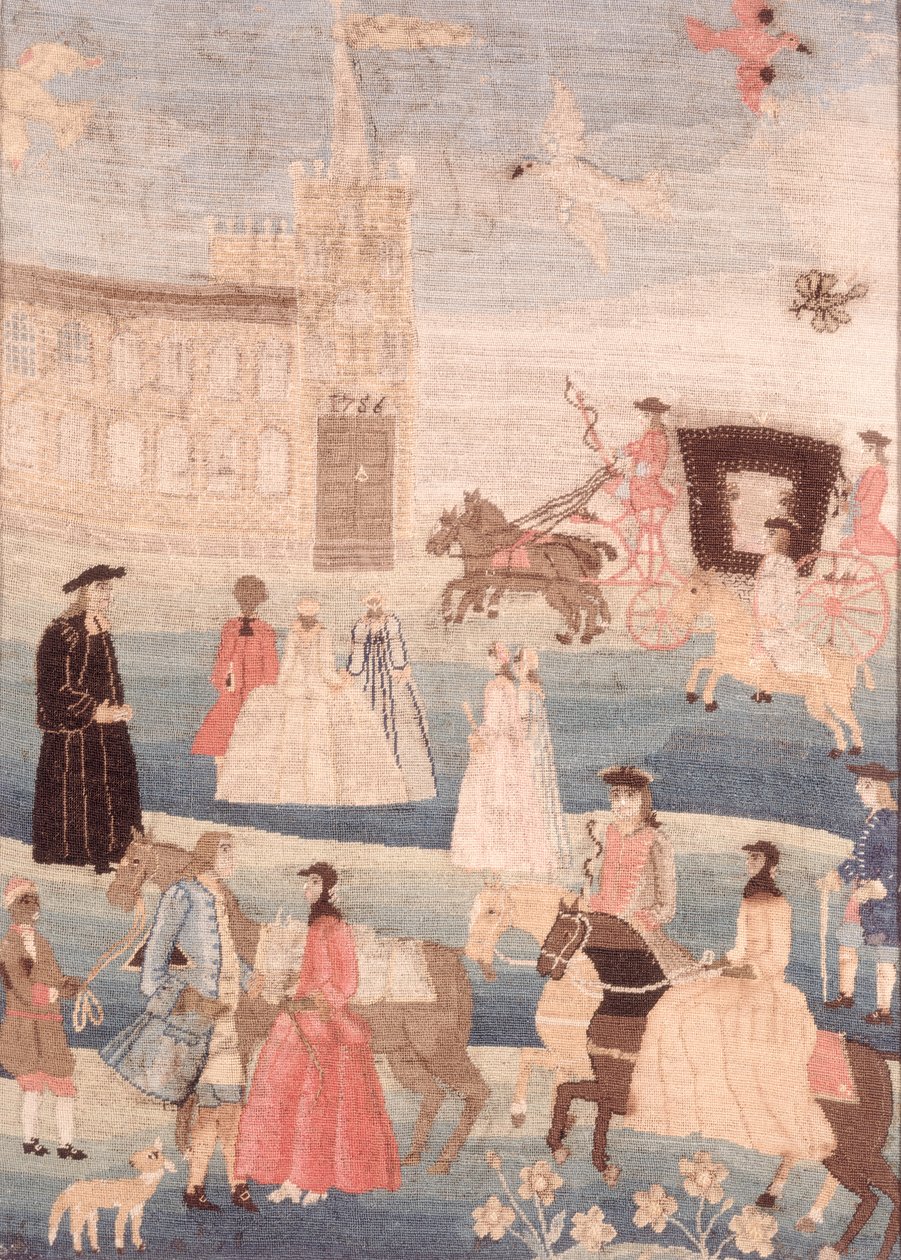 نسيج زفاف Chandler ، c.1756 بواسطة المدرسة الأمريكية