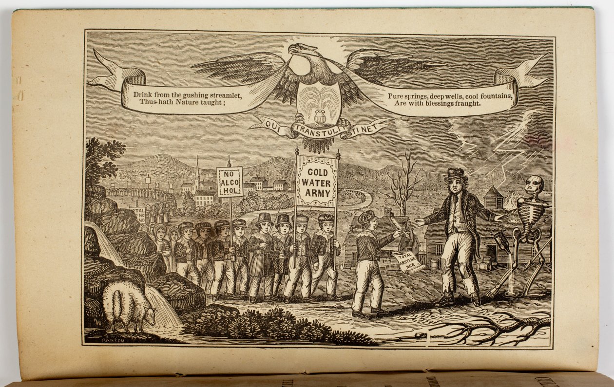 تعهد جيش الماء البارد ، 1842 بواسطة المدرسة الأمريكية