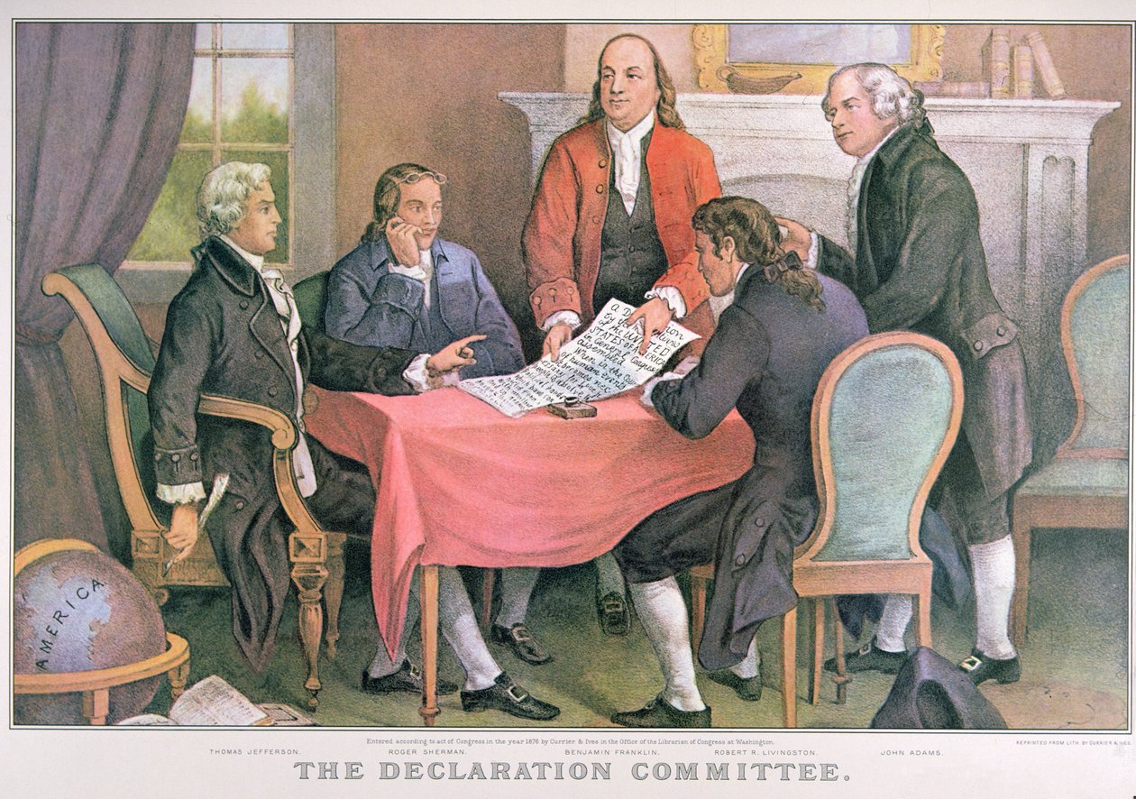 لجنة الإعلان ، التي نشرتها Currier & Ives ، نيويورك (لون ليثو) بواسطة المدرسة الأمريكية