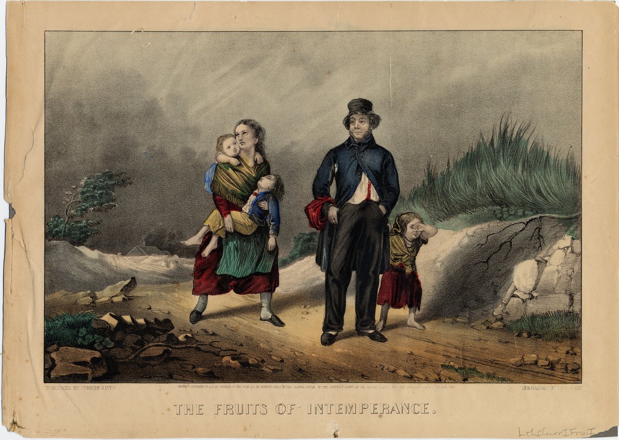ثمار العقم ، حانة. بواسطة Currier & Ives ، 1870 بواسطة المدرسة الأمريكية