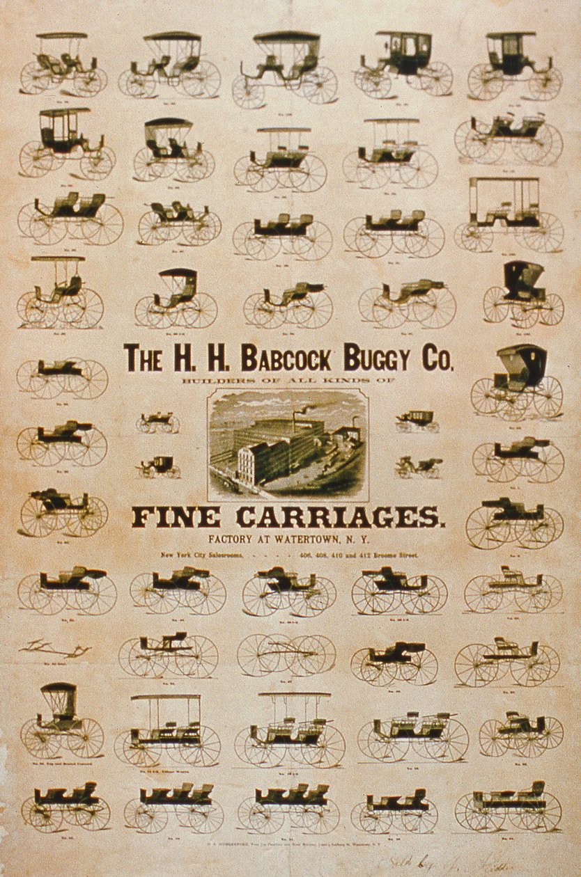 شركة HH Babcock Buggy ، العربات الجميلة بواسطة المدرسة الأمريكية