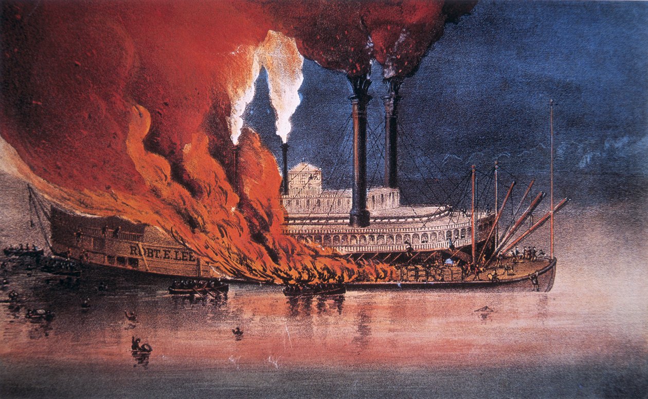 The burning of the 