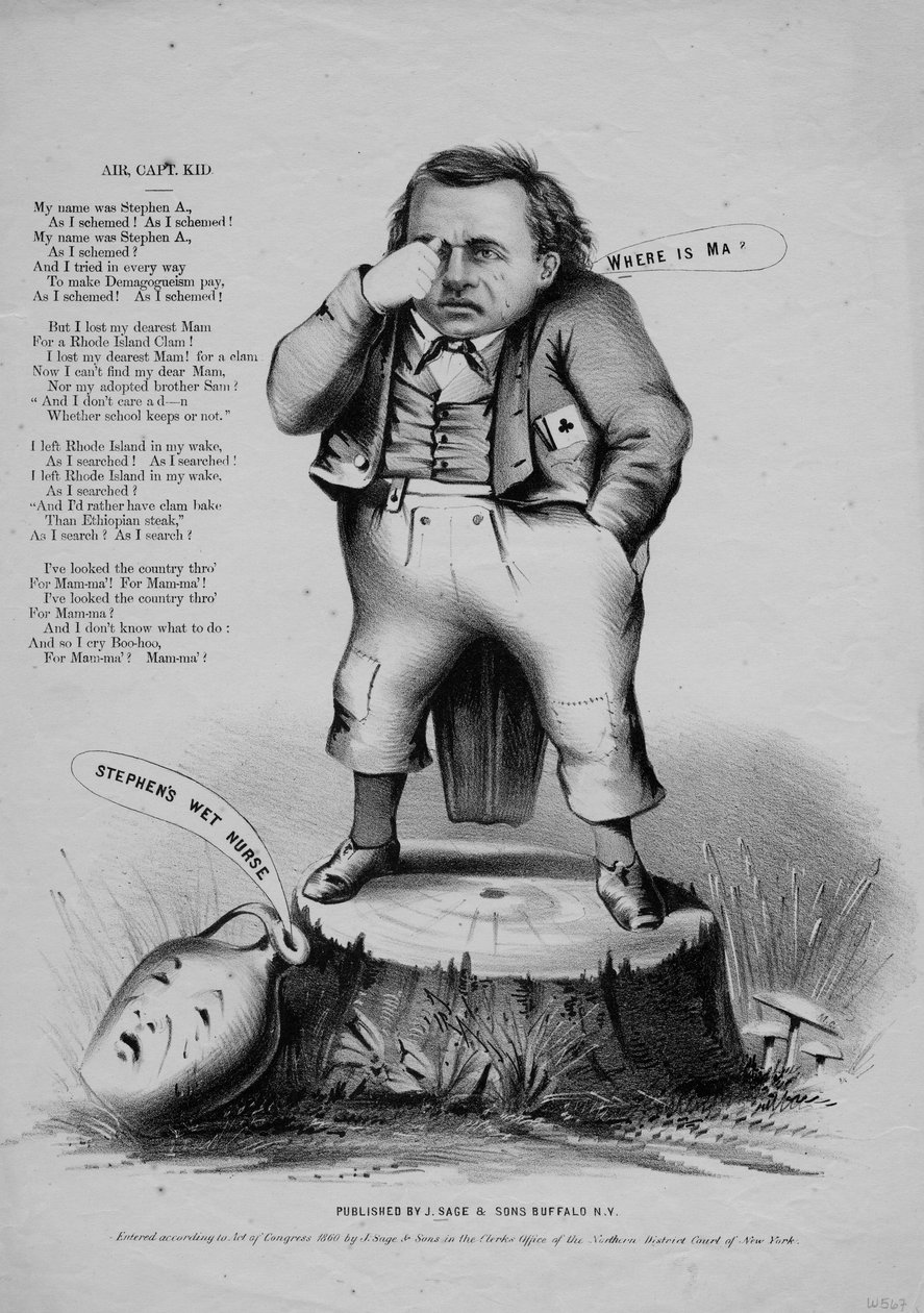 أين ما ؟، نشرته Currer & Ives ، نيويورك ، 1860 بواسطة المدرسة الأمريكية