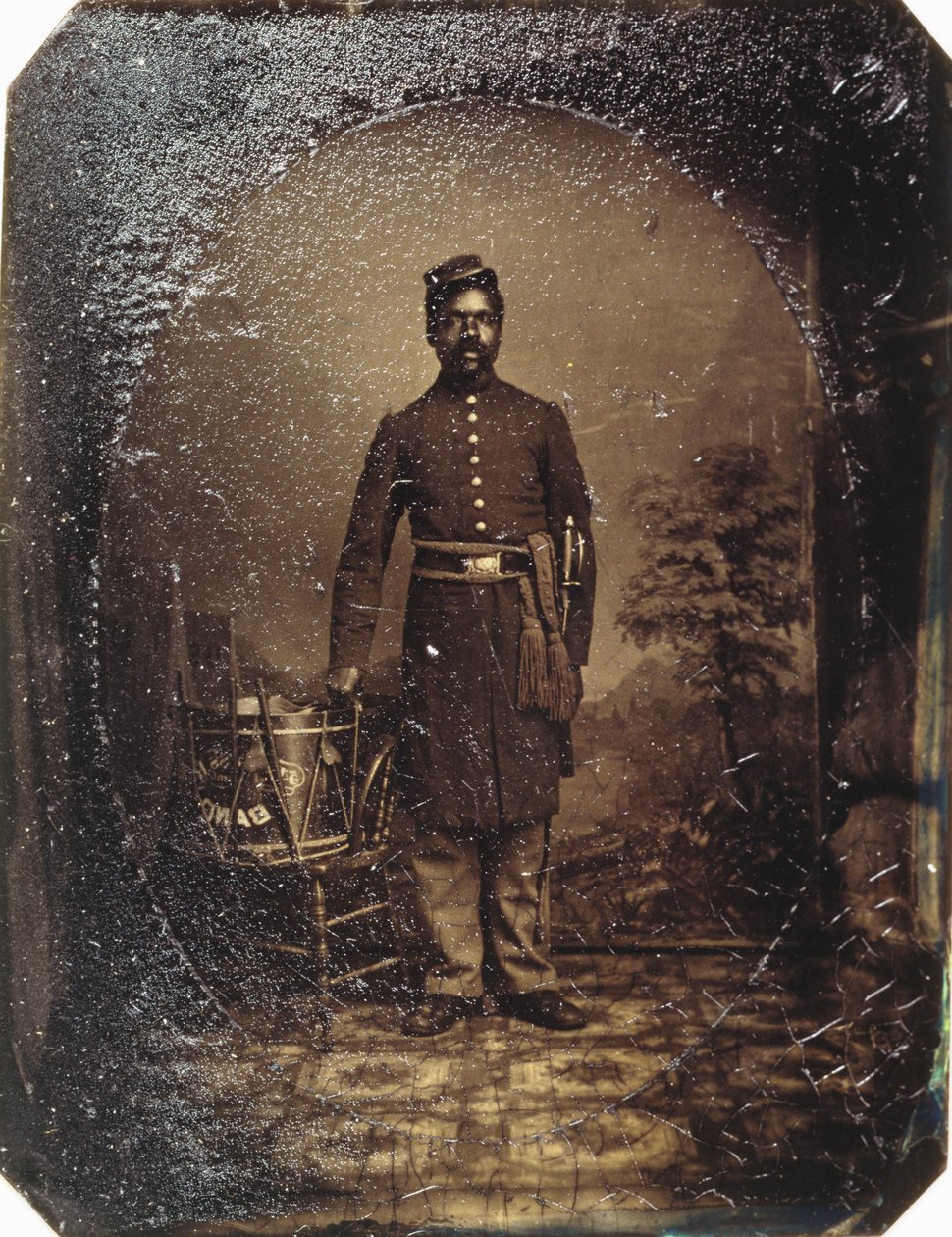 وليام جيه نيتسون ، مشاة ماساتشوستس الرابعة والخمسون ، c.1863 (tintype) بواسطة المدرسة الأمريكية