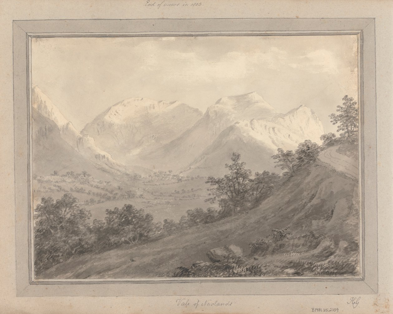مناظر في إنجلترا واسكتلندا وويلز ؛ جولة في اسكتلندا: Vale of Newlands ، AG بواسطة عاموس جرين