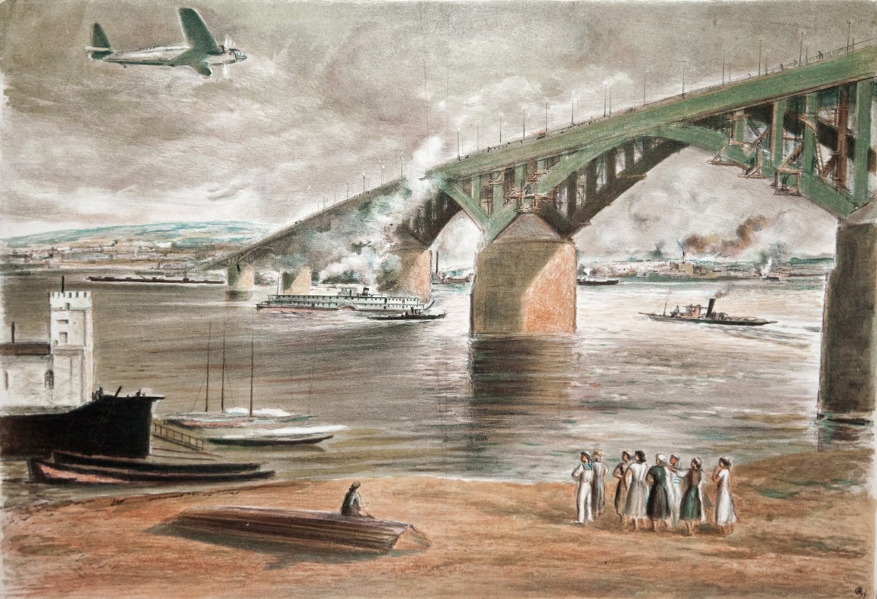 ذا بروج في جوركي عام 1937. بواسطة أناتولي أندرييفيتش سوفوروف