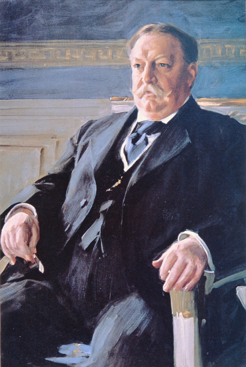 William H. Taft (1857-1930) (colour litho) بواسطة المختلف هو ليونارد زورن
