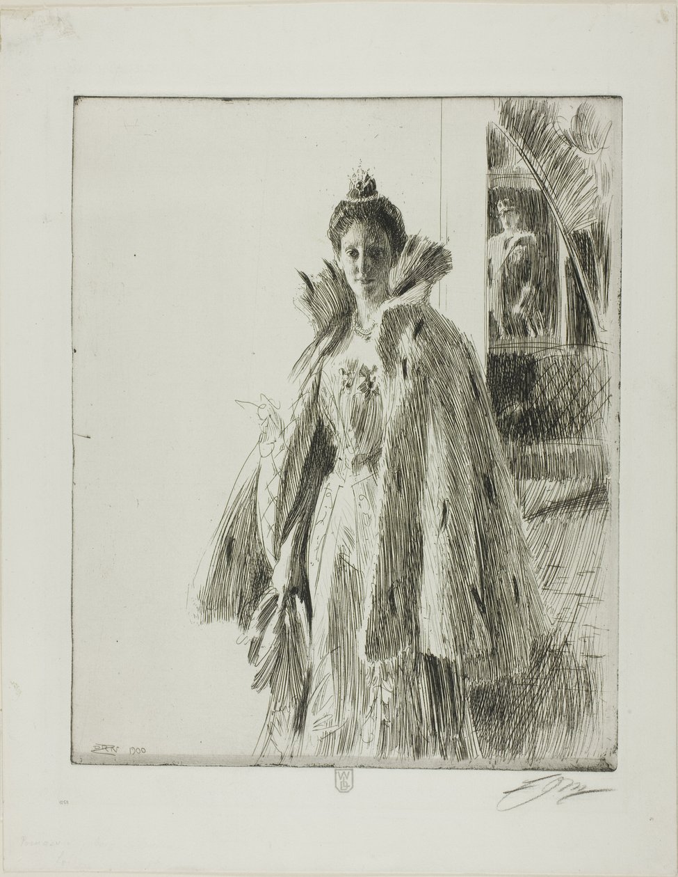 H.R H. Princess Ingeborg of Sweden I بواسطة المختلف هو ليونارد زورن