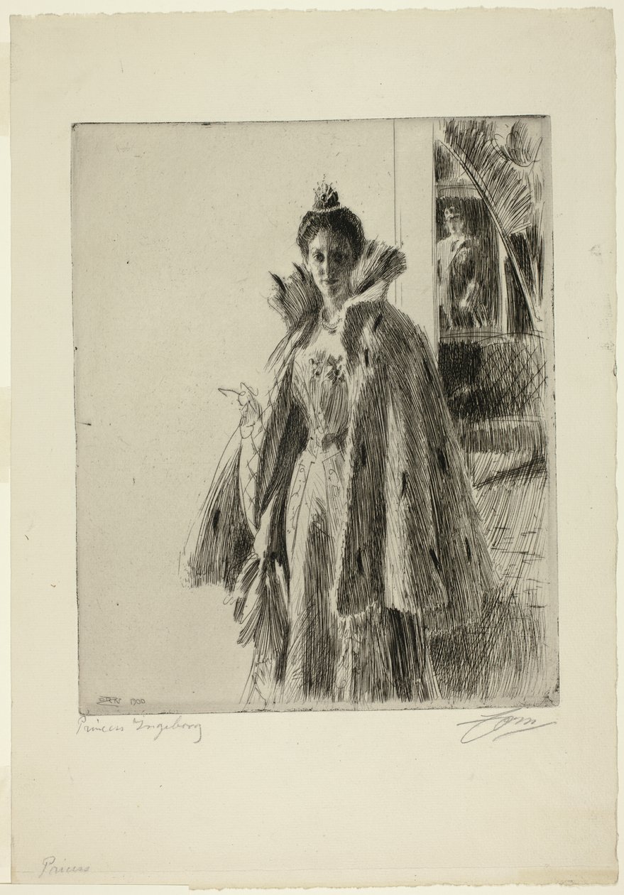 H.R H. Princess Ingeborg of Sweden I بواسطة المختلف هو ليونارد زورن