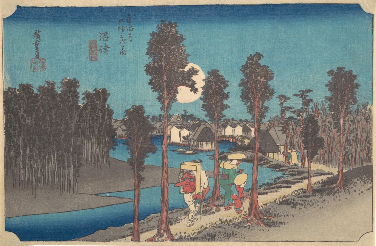 Numazu Ki Kure ، كاليفورنيا. 1834. ، كاليفورنيا. 1834. بواسطة أندو هيروشيغه