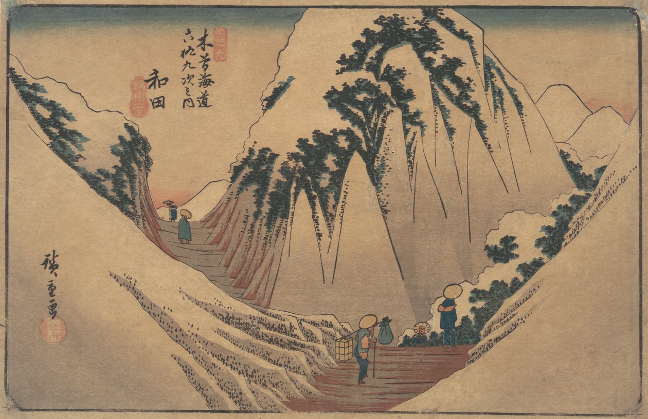 محطة وادا ، كاليفورنيا. 1835. ، كاليفورنيا. 1835. بواسطة أندو هيروشيغه