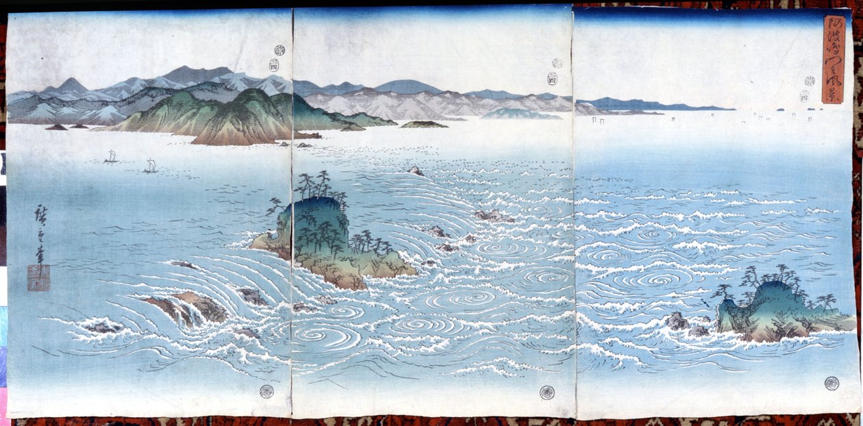 عندما يتعلق الأمر به ، فهو s ، sd. فقط P-rin ts by or tsw (Utagawa) Hiroshige (1797-1858). بواسطة أندو أو أوتاغاوا هيروشيغي