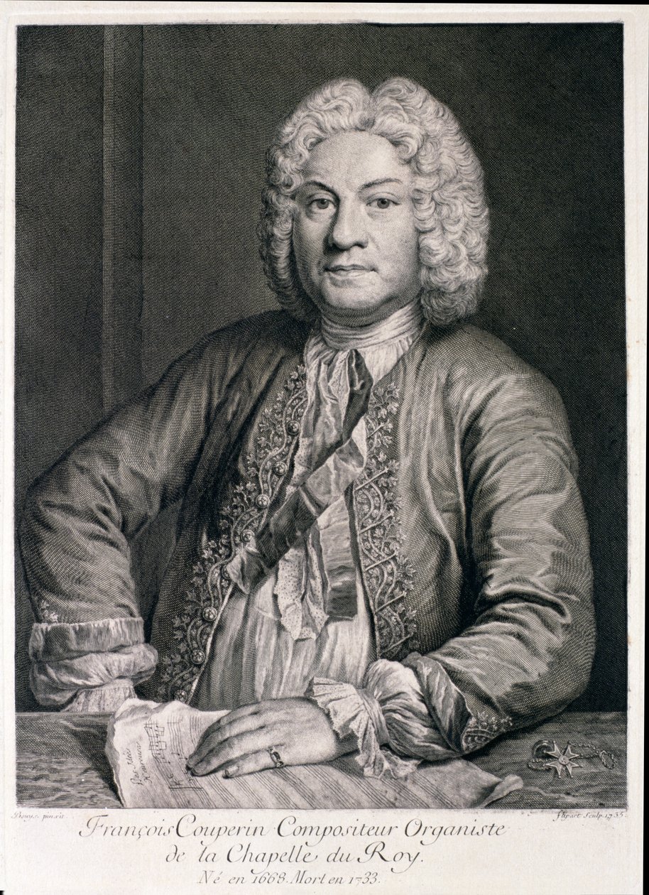 فرانسوا كوبيرين (1668-1733) منقوش بواسطة فليبارت بواسطة أندريه بويز
