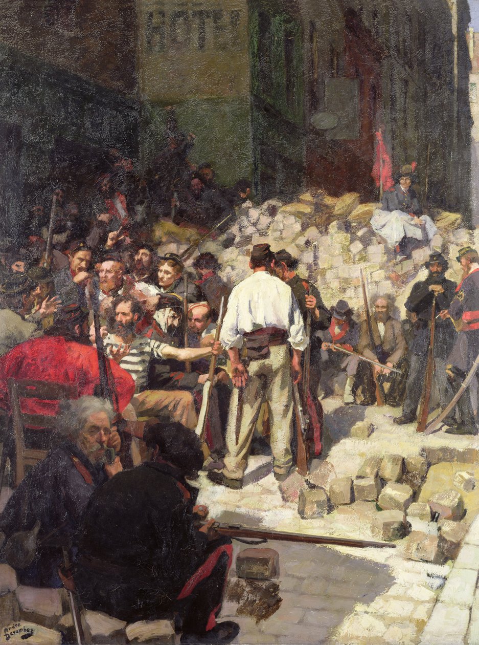 الحاجز أو الانتظار عام 1871 بواسطة أندريه ديفامبيز