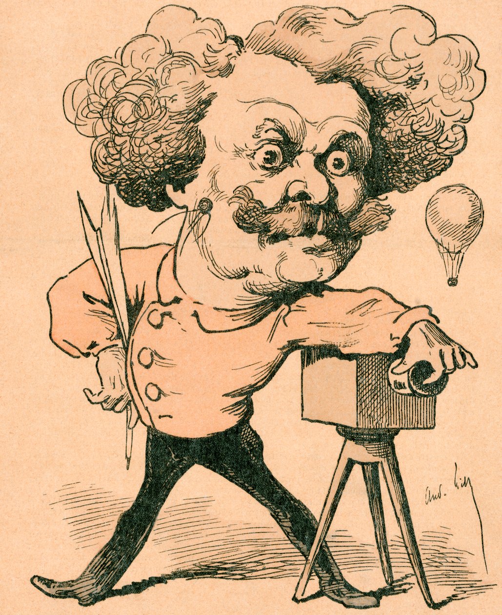 Nadar ، أو Gaspard-Félix Tournachon بواسطة أندرو جيل