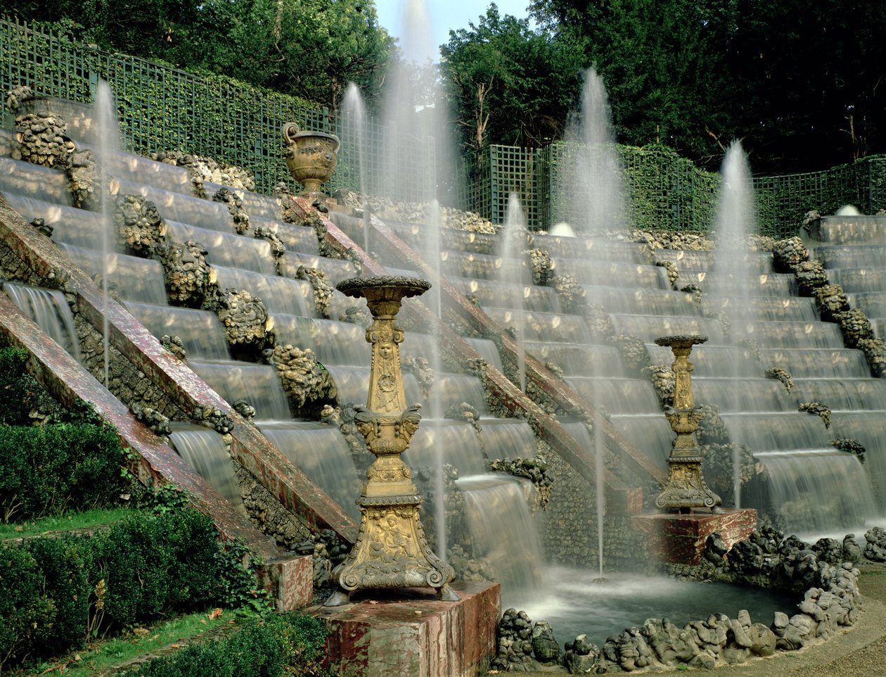 منظر ل Bosquet des Rocailles ، 1680-83 بواسطة أندريه لو نوتر