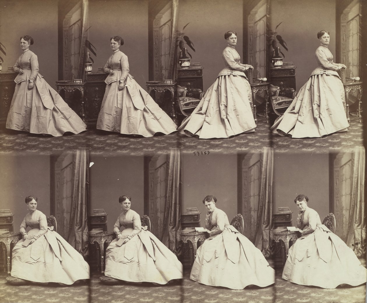 استير ديفيد ، 1866. بواسطة أندريه أدولف يوجين ديسديري
