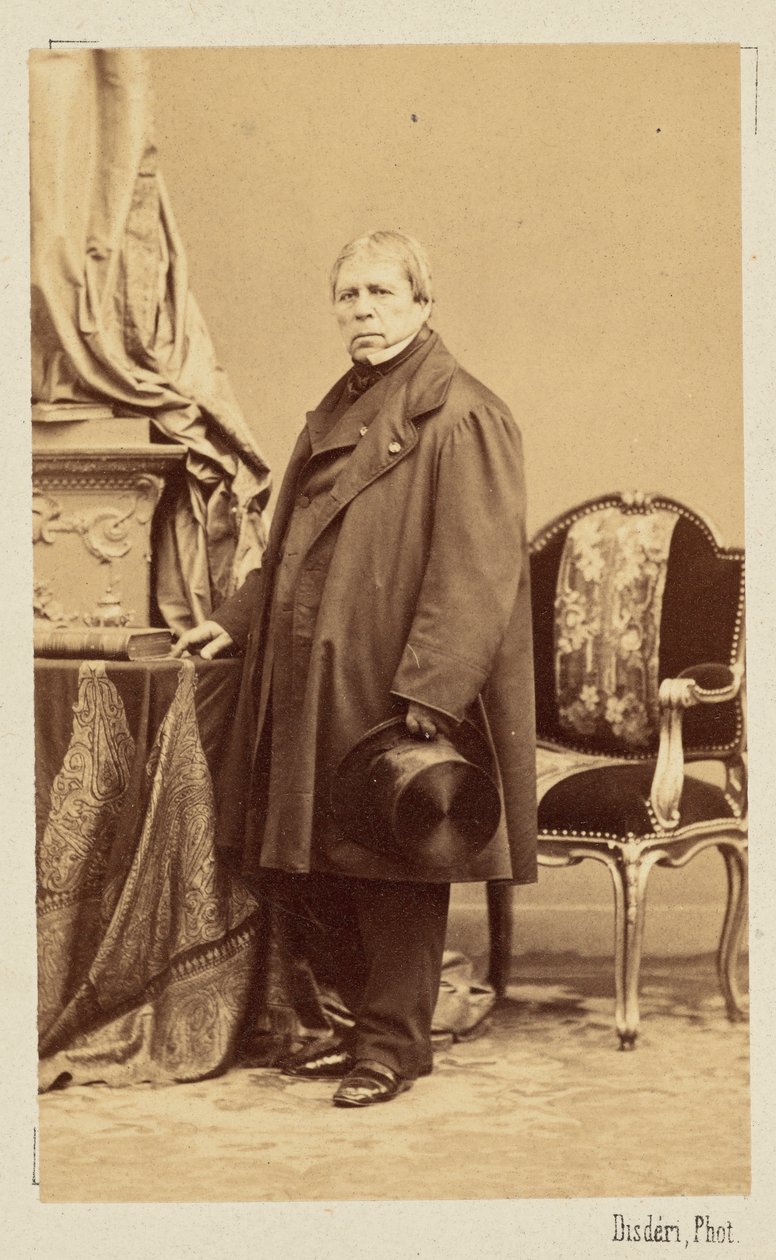 جان أوغست دومينيك إنجرس ، حوالي 1860. بواسطة أندريه أدولف يوجين ديسديري