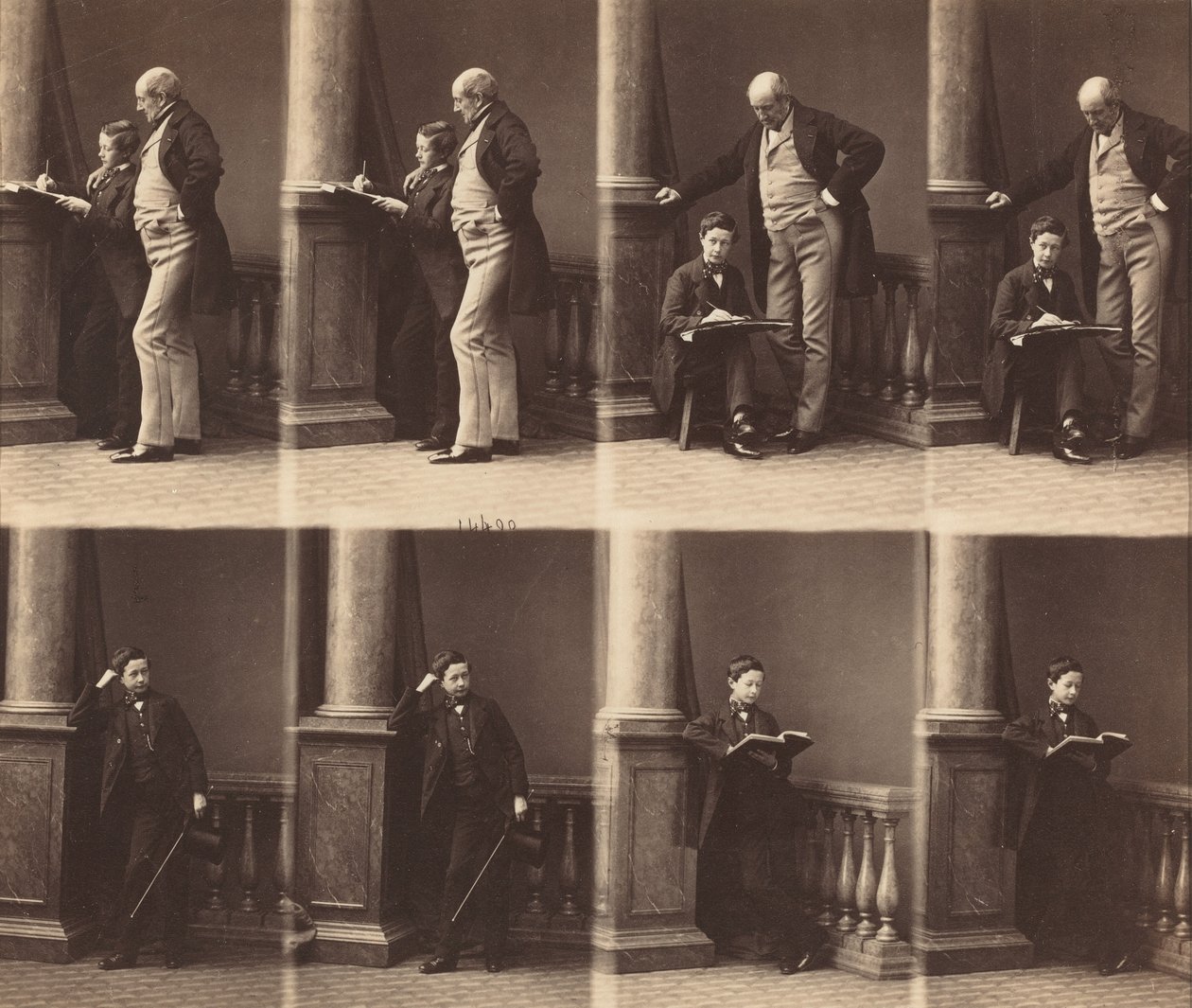 السيد جادين وابنه ، ج. 1860. بواسطة أندريه أدولف يوجين ديسديري