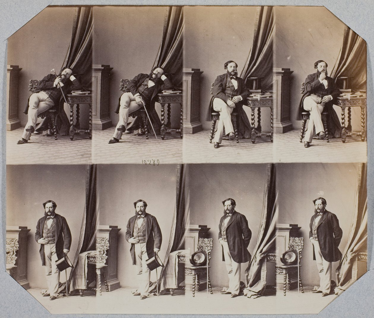 نابليون كوست 1859. بواسطة أندريه أدولف يوجين ديسديري