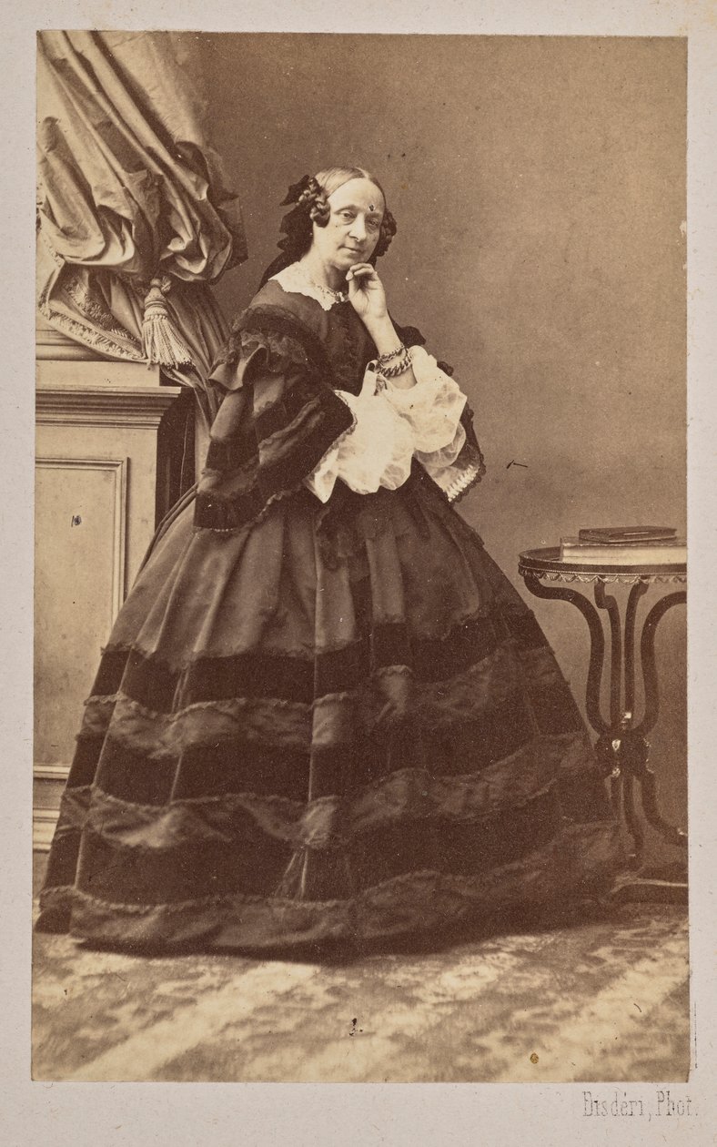صورة راقصة الباليه ماري تاغليوني 1804-1884 ، 1862. بواسطة أندريه أدولف يوجين ديسديري