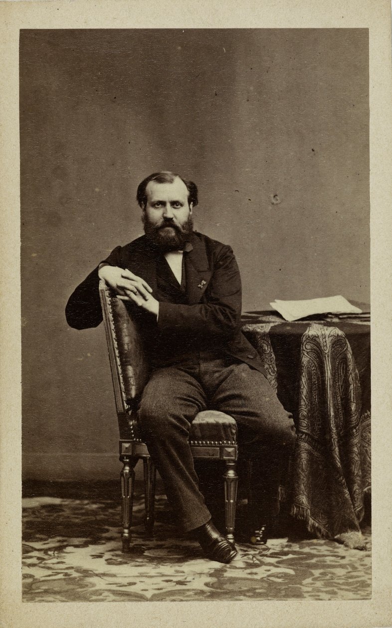 صورة للمؤلف الموسيقي تشارلز جونود 1818-1893. بواسطة أندريه أدولف يوجين ديسديري