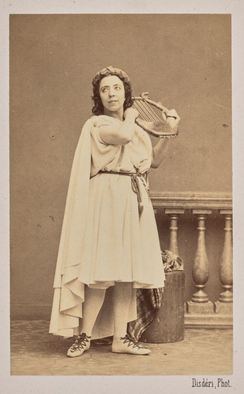 صورة للمغني والملحن بولين فياردوت 1821-1910 ، 1862. بواسطة أندريه أدولف يوجين ديسديري
