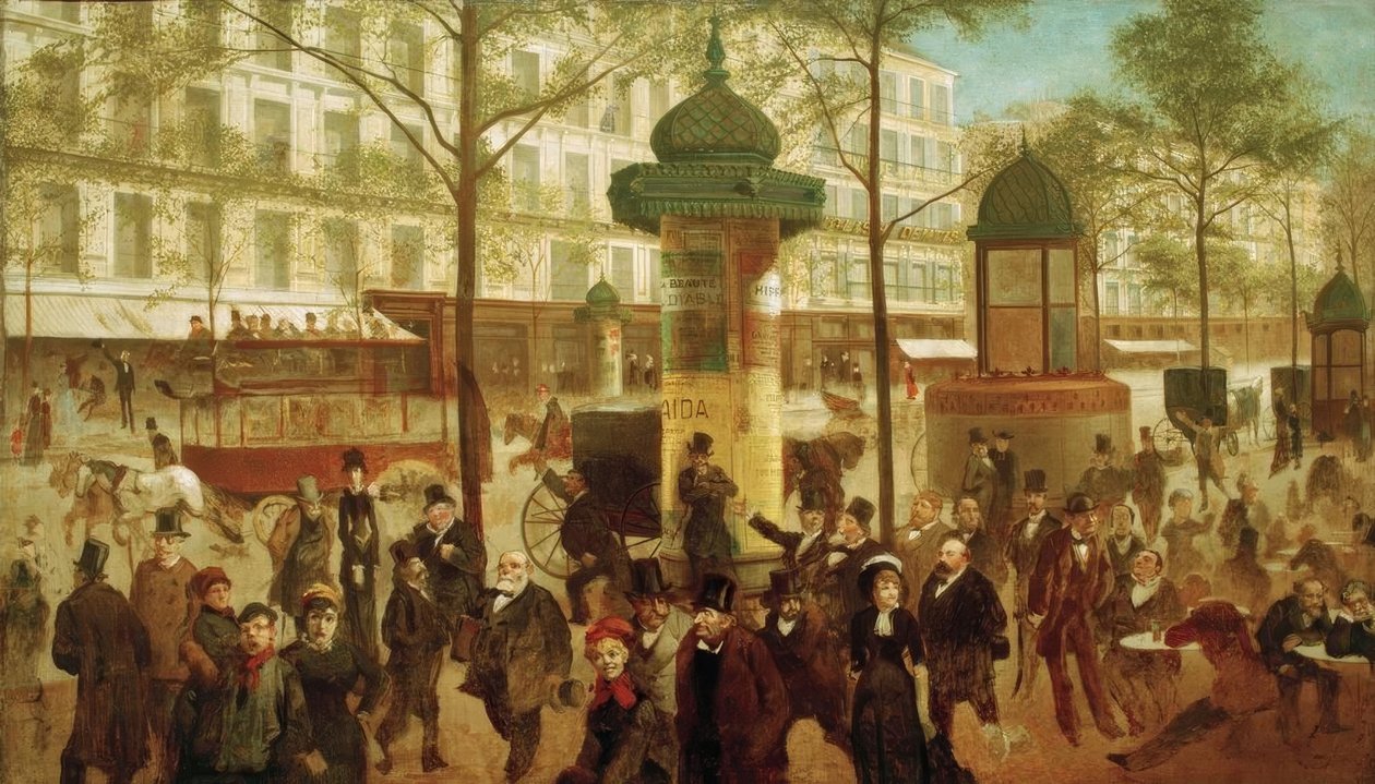 A.Gill ، Le Boulevard Montmarte بواسطة أندرو جيل