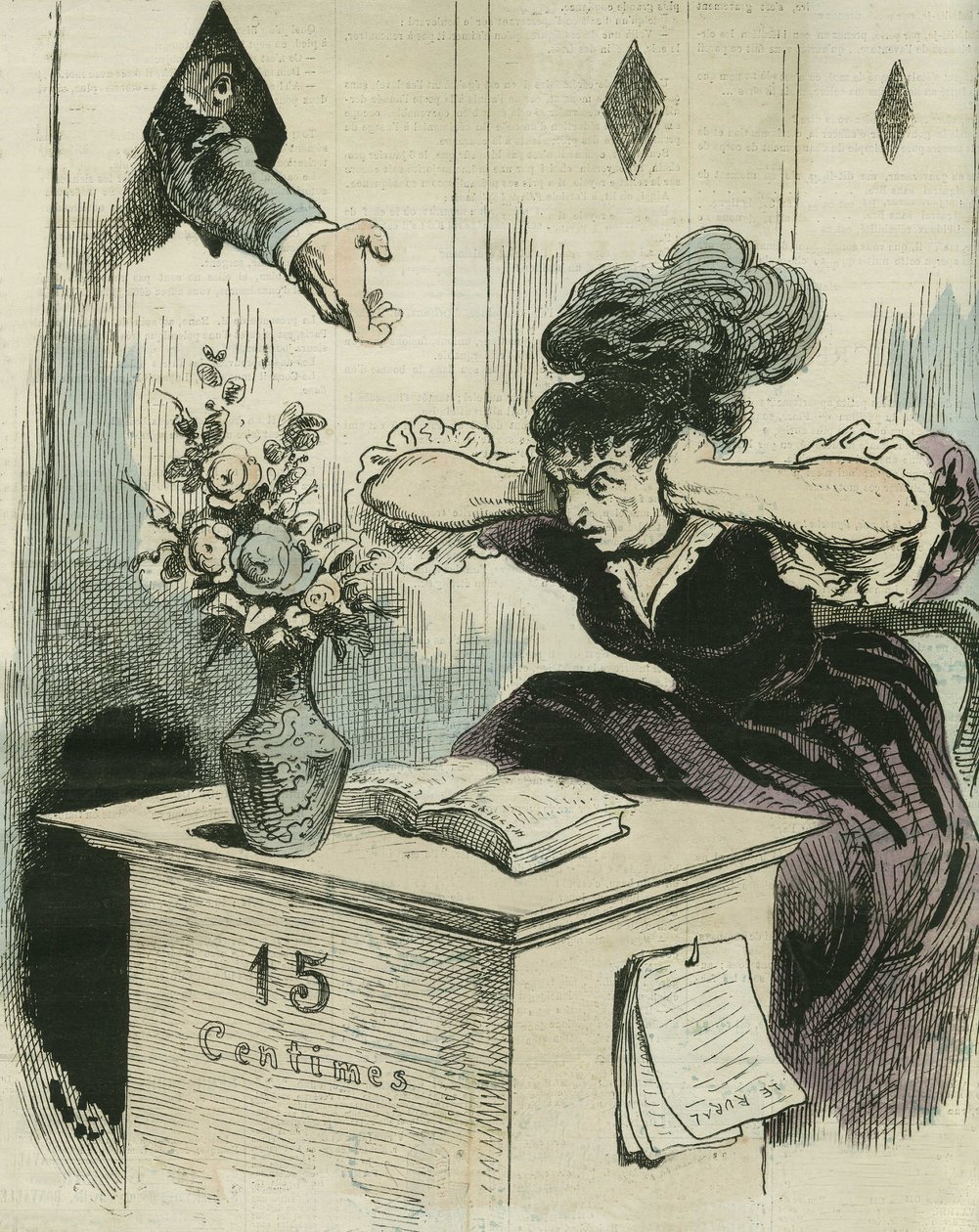 زيادة الضريبة على الورق لتسوية ديون حرب 1870. في "L'Eclipse" بقلم جيل ، 27 أغسطس بواسطة أندرو جيل