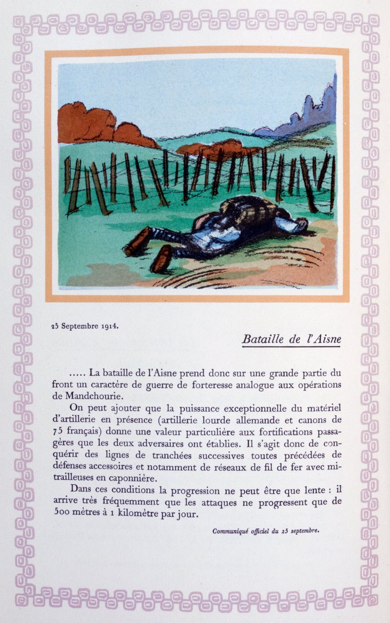 معركة أيسن ، 25 سبتمبر 1914 ، 1919 بواسطة أندريه هيل