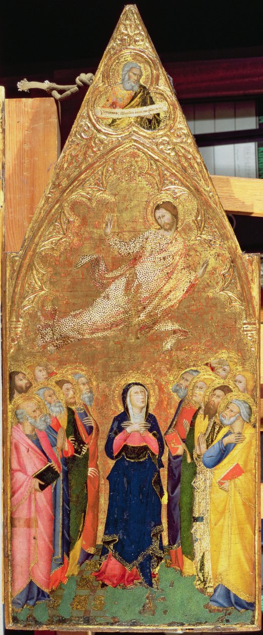 صعود المسيح ، 1355-1360 (درجة الحرارة على اللوحة) بواسطة أندريا فاني
