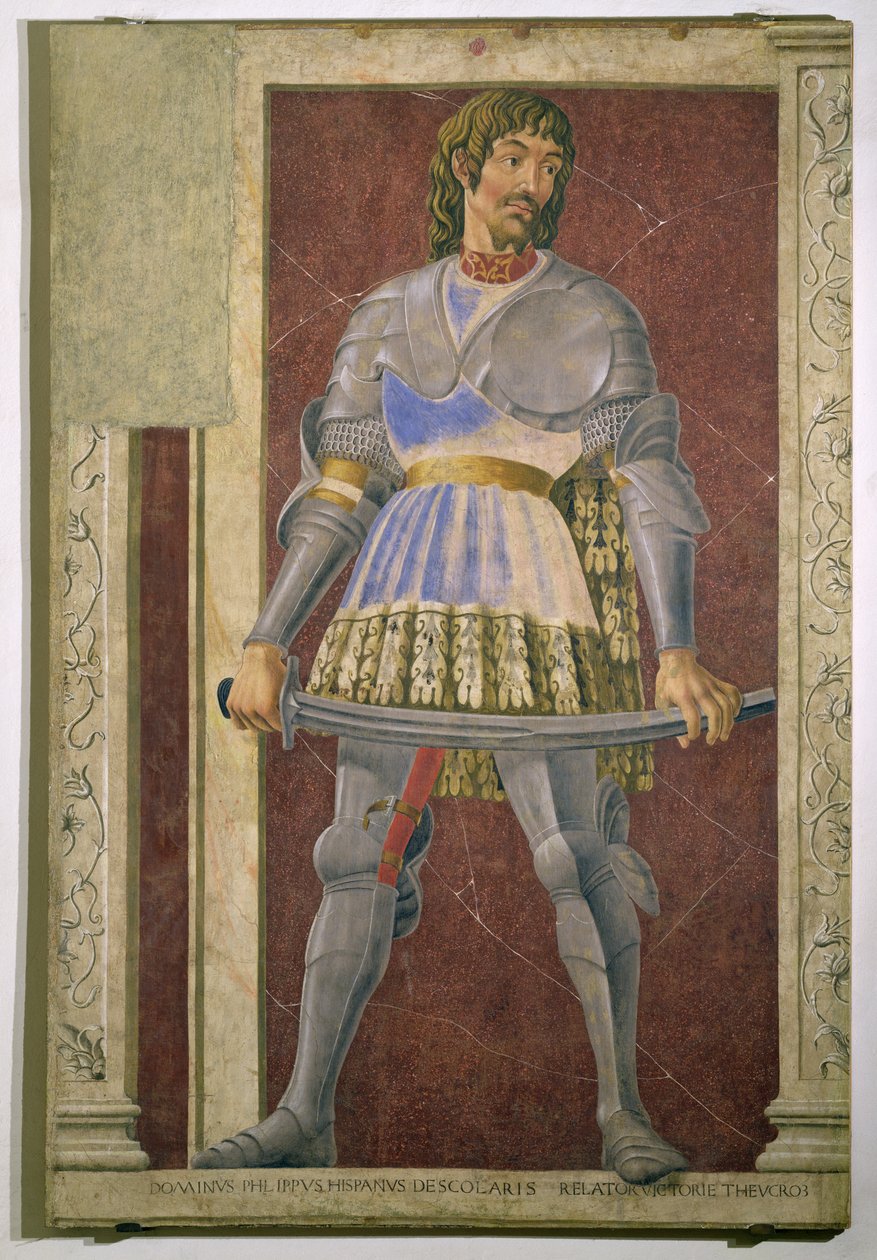 Pippo Spano (1369-1426) من سلسلة Villa Carducci من الرجال والنساء المشهورين ، حوالي 1450 بواسطة أندريا ديل كاستانيو