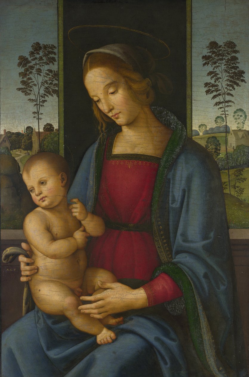 العذراء والطفل بواسطة Andrea di Aloigi