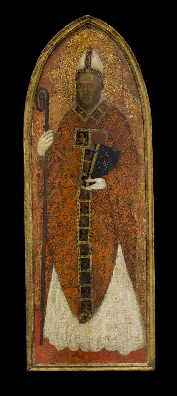 القديس نيكولاس من باري ، c.1365 (تمبرا وأوراق الذهب على الخشب) بواسطة أندريا دي بونايوتو fl.1343 77 أندريا دي بونايوتو fl.1343 77