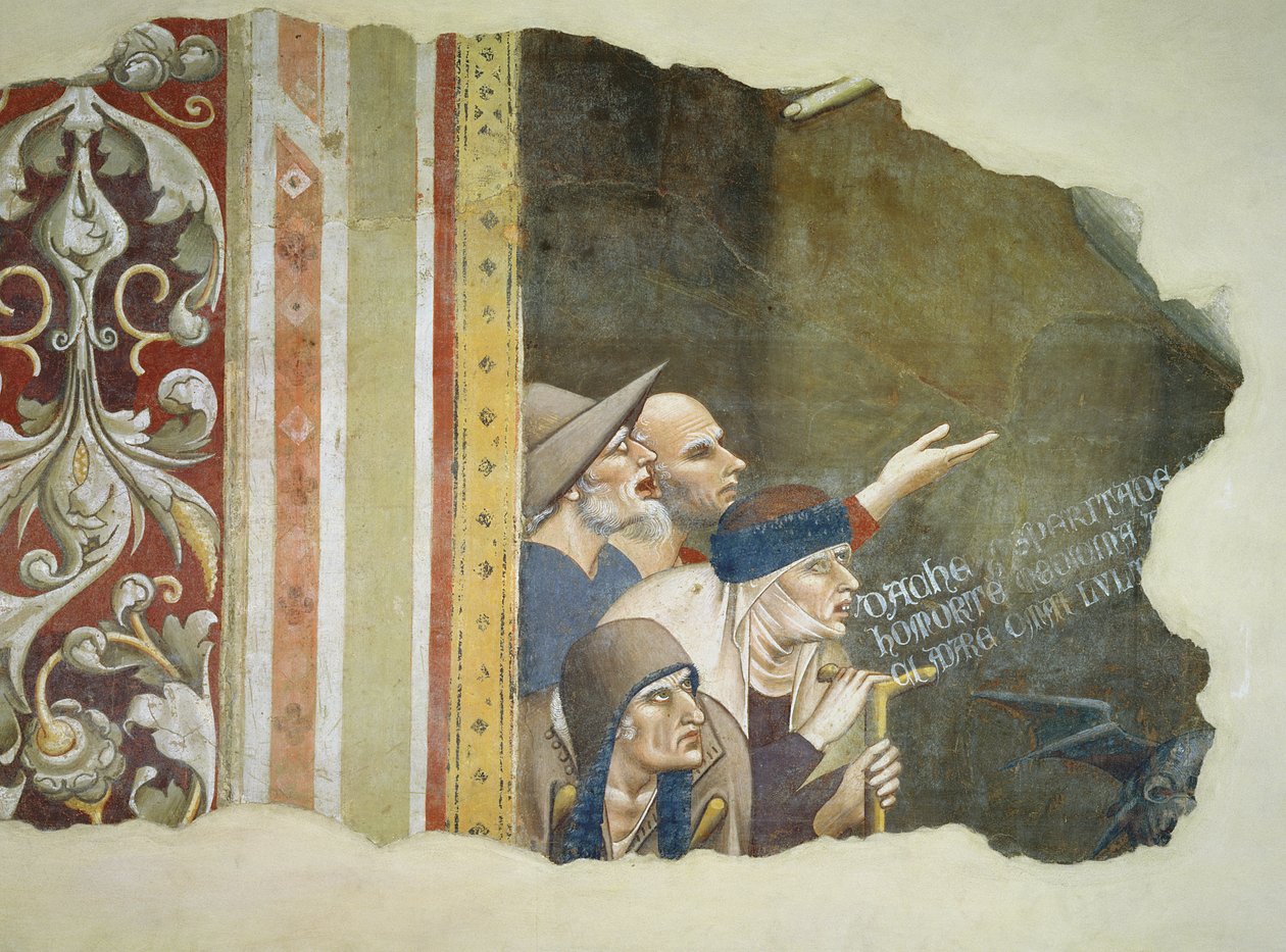 انتصار الموت ، جزء يصور المتسولين ، 1348 بواسطة Andrea di Cione Orcagna