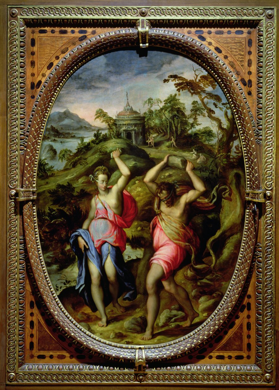ديوكاليون وبيرا ، 1572 (لائحة) بواسطة Andrea di Mariotto del Minga