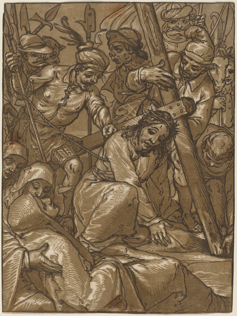 حمل الصليب ، 1580. بواسطة أندريا أندريني