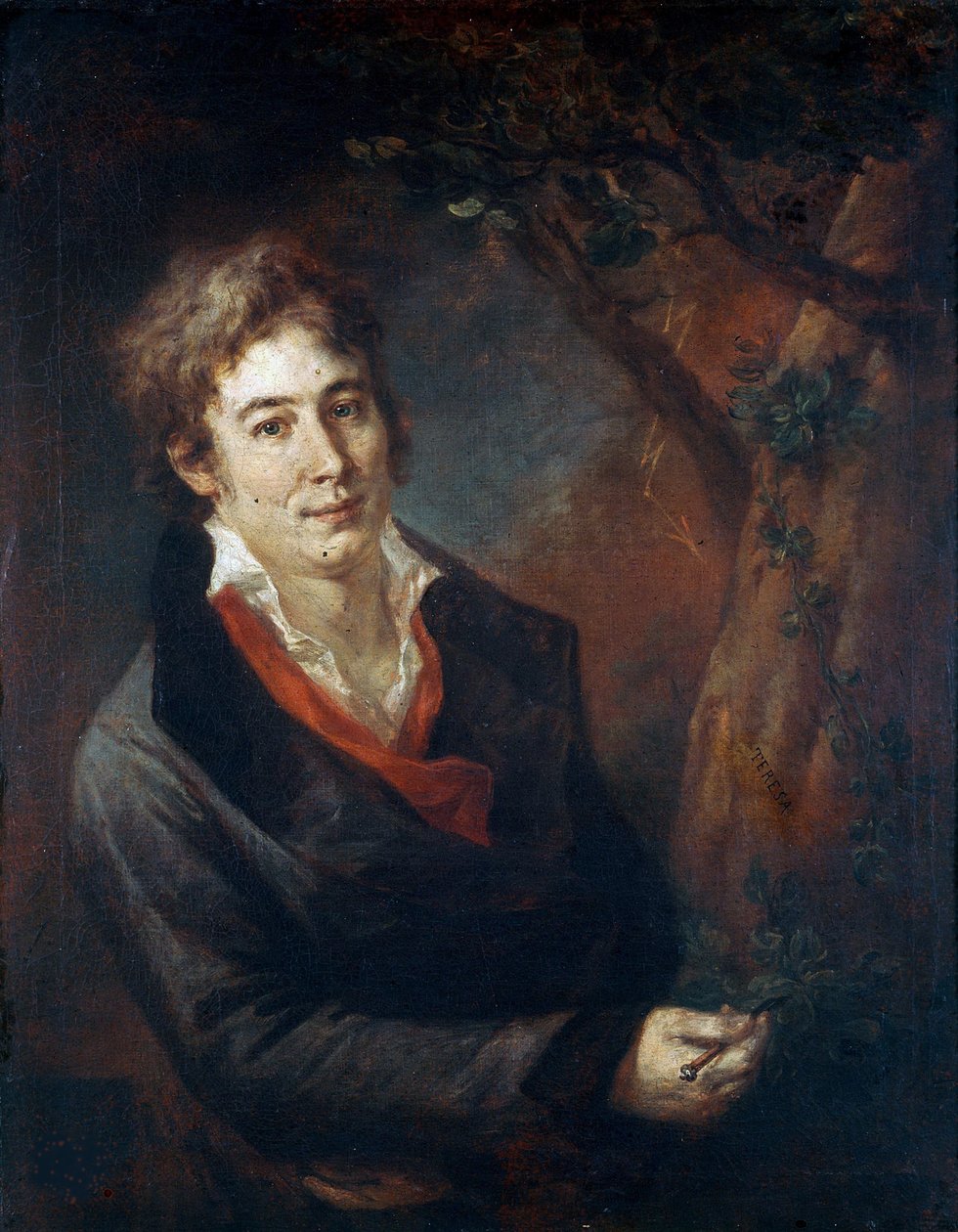 صورة لأوجو فوسكولو 1778-1827 ، 1801-1802. بواسطة أندريا أبياني